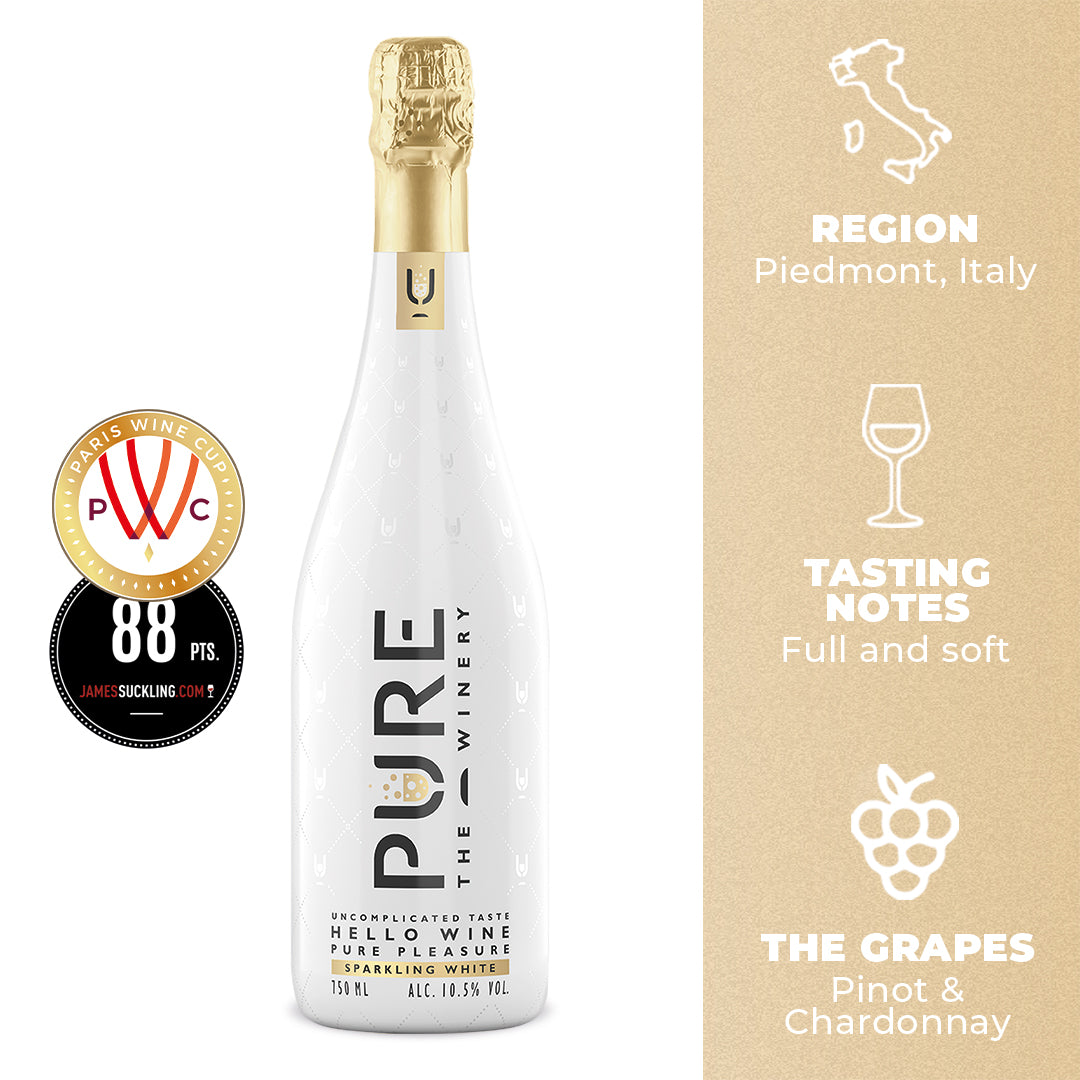 Zero Sugar Sparkling White Wine